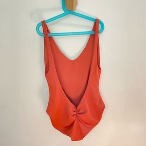 The Minimalist in Sculpting Clay one piece swimsuit